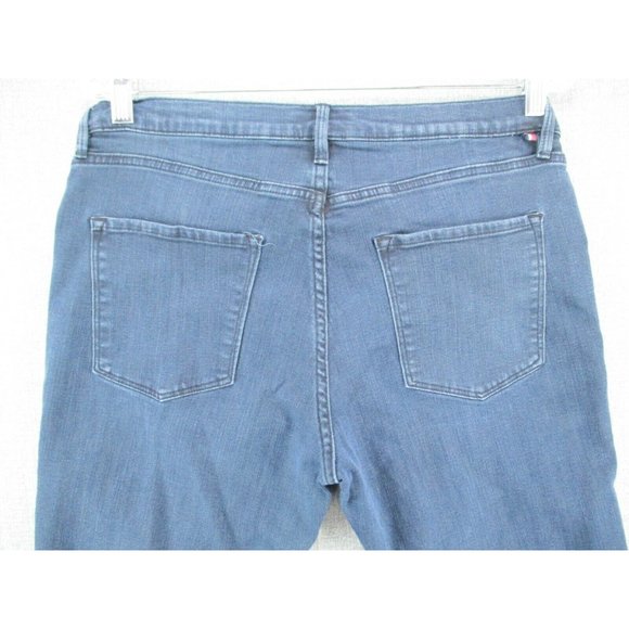 Tommy Hilfiger Jeans Womens 14 Blue Mid Rise Greenwich Skinny Stretch Denim - Picture 7 of 11